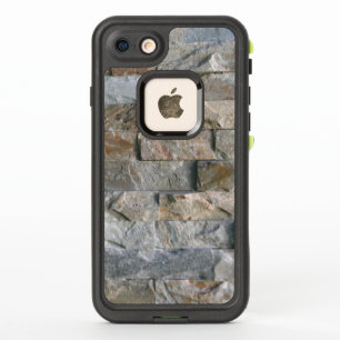 Gestapelde grijze granietsteen