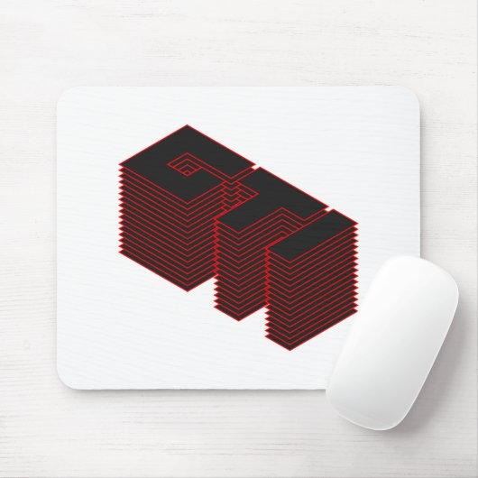 Gestapelde GTI Muismat (Met muis)