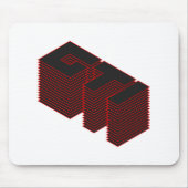 Gestapelde GTI Muismat (Voorkant)