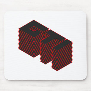 Gestapelde GTI Muismat