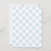 Gestapelde Hamburger Boy Baby shower Barbecue Kaart (Achterkant)