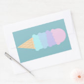 Gestapelde Ice Cream Cone Vector Stickers (Envelop)