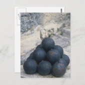 Gestapelde kanonbakken briefkaart (Voorkant / Achterkant)