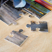 Gestapelde kano's legpuzzel (Zijkant)