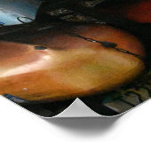 Gestapelde Kayaks Foto Poster (Hoek)