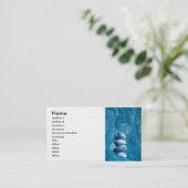 Gestapelde kieuwen visitekaartje (Staand voorkant)