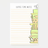 Gestapelde, kleurrijke Fancy katalysatoren Sjabloo Post-it® Notes (Voorkant)