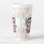 Gestapelde koffiekopjes | Tall Latte Mok (Voorkant)