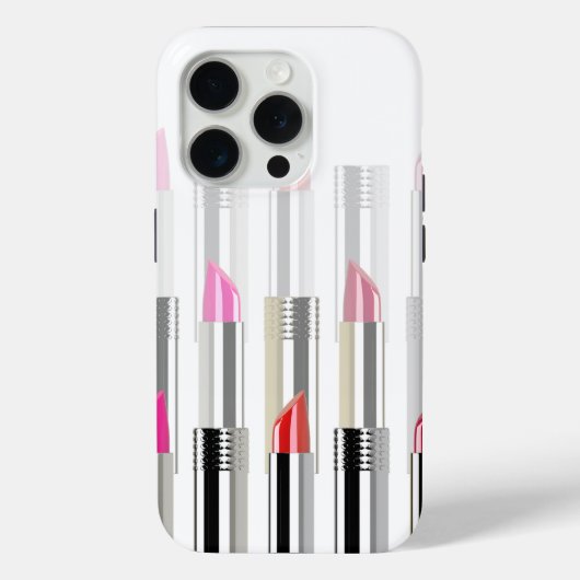 Gestapelde lipstick Case-Mate iPhone case (Achterkant)