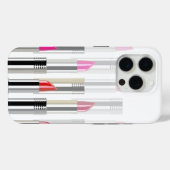 Gestapelde lipstick Case-Mate iPhone case (Achterkant (horizontaal))