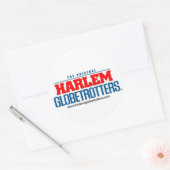 gestapelde logo kleur met website ronde sticker (Envelop)