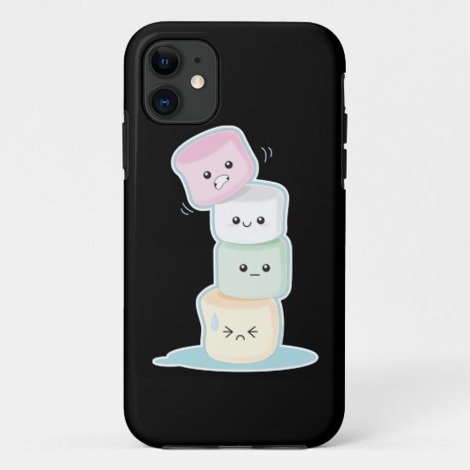 Gestapelde Marshmallows Case-Mate iPhone Case (Achterkant)