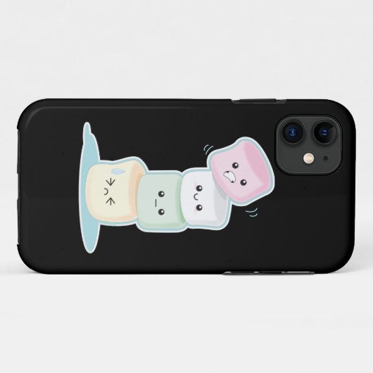 Gestapelde Marshmallows Case-Mate iPhone Case (Achterkant (horizontaal))