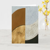 Gestapelde munten II Kaart (Gele Bloem)