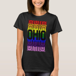 Gestapelde Ohio Gay Pride T-shirt