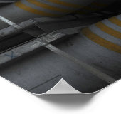 Gestapelde ordnantie klaar om te worden geladen poster (Hoek)