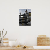 Gestapelde ordnantie klaar om te worden geladen poster (Keuken)