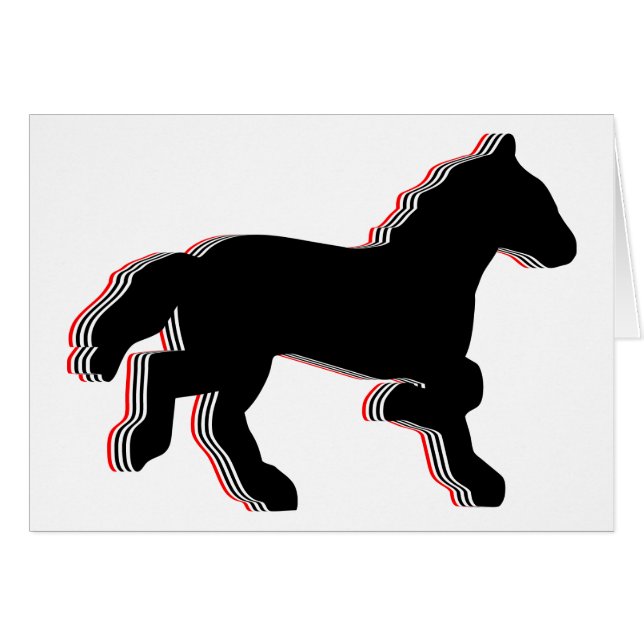 gestapelde paarden (Voorkant Horizontaal)