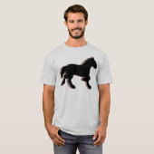 gestapelde paarden t-shirt (Voorkant volledig)