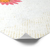 Gestapelde pompoenen herfst bladeren herfst boho b poster (Hoek)