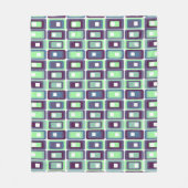 Gestapelde rechthoeken fleece deken (Voorkant)