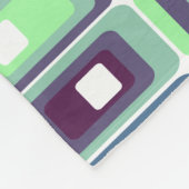 Gestapelde rechthoeken fleece deken (Hoek)