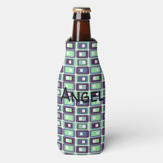 Gestapelde rechthoeken flesjeskoeler (Fles Voorkant)