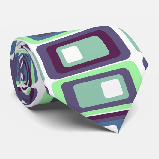 Gestapelde rechthoeken stropdas (Opgerold)