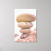 Gestapelde Rocks Canvas Afdruk (Voorkant)