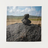 Gestapelde Rocks Wandkleed (Voorkant)