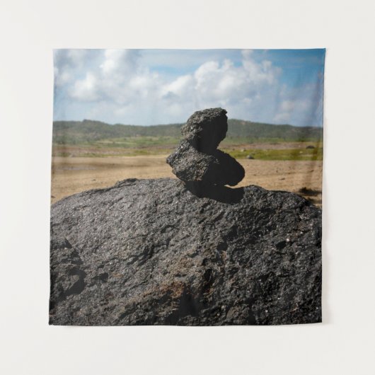 Gestapelde Rocks Wandkleed (Voorkant)