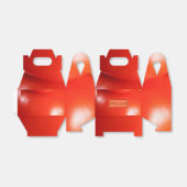 Gestapelde rode tomaten bedankdoosjes (Uitgevouwen)