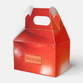 Gestapelde rode tomaten bedankdoosjes (Voorkant Zijde)