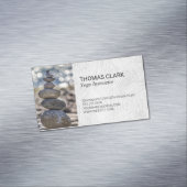 Gestapelde stenen | Zen | Yoga Magnetisch Visitekaartje (Voorbeeld)