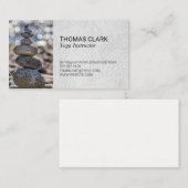 Gestapelde stenen | Zen | Yoga Visitekaartje (Voorkant / Achterkant)