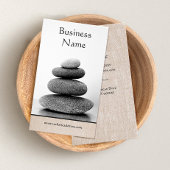 Gestapelde Stones Holistic Wellness and Healing Ar Visitekaartje