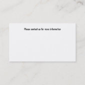 Gestapelde vierkante hooibalen visitekaartje (Achterkant)