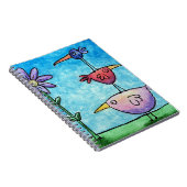 Gestapelde Vogels Notitieboek (Rechterzijde)