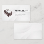 Gestapelde wetboeken | Strafrecht Visitekaartje (Voorkant / Achterkant)