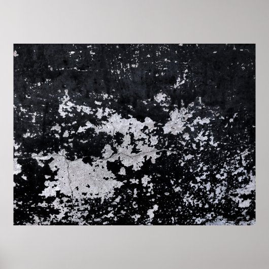 Gestapelde zwarte verf poster (Voorkant)