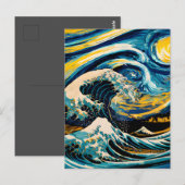 Gestarde Nachtgolf Briefkaart (Voorkant / Achterkant)