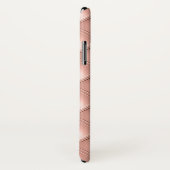Gesteende Diamant Glanzend Roze Goud Roze Luxe Case-Mate iPhone Case (Achterkant / rechts)