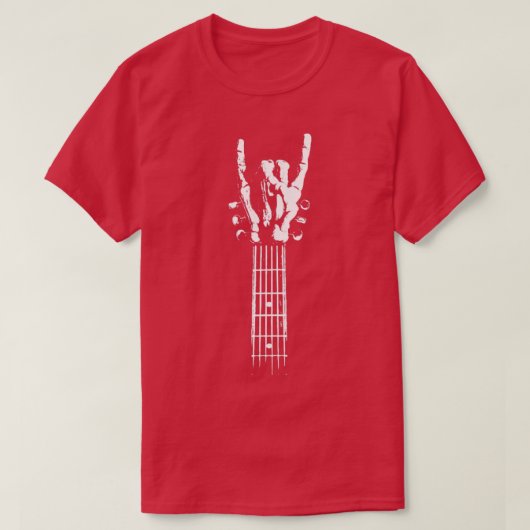Gesteente gitaar t-shirt (Design voorkant)