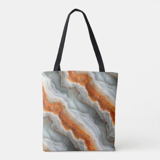 gesteente van kwarts met aders tote bag (Achterkant)