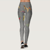 GESTEGEN LEGGINGS MET CHINESE BUTTERFLIES (Achterkant)