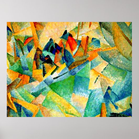 Gestel-schilderij, Mallorca Harbour, Poster (Voorkant)