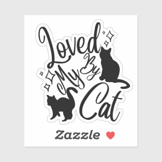 Gesteld door mijn Sticker Cat (Vel)