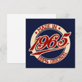 Gesteld in uitnodiging van 1965 (Voorkant / Achterkant)