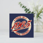 Gesteld in uitnodiging van 1965 (Staand voorkant)