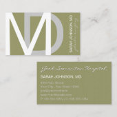 GESTELDE Medische Doctor KIEZEN ACHTERGRONDKLEUR Visitekaartje (Voorkant / Achterkant)